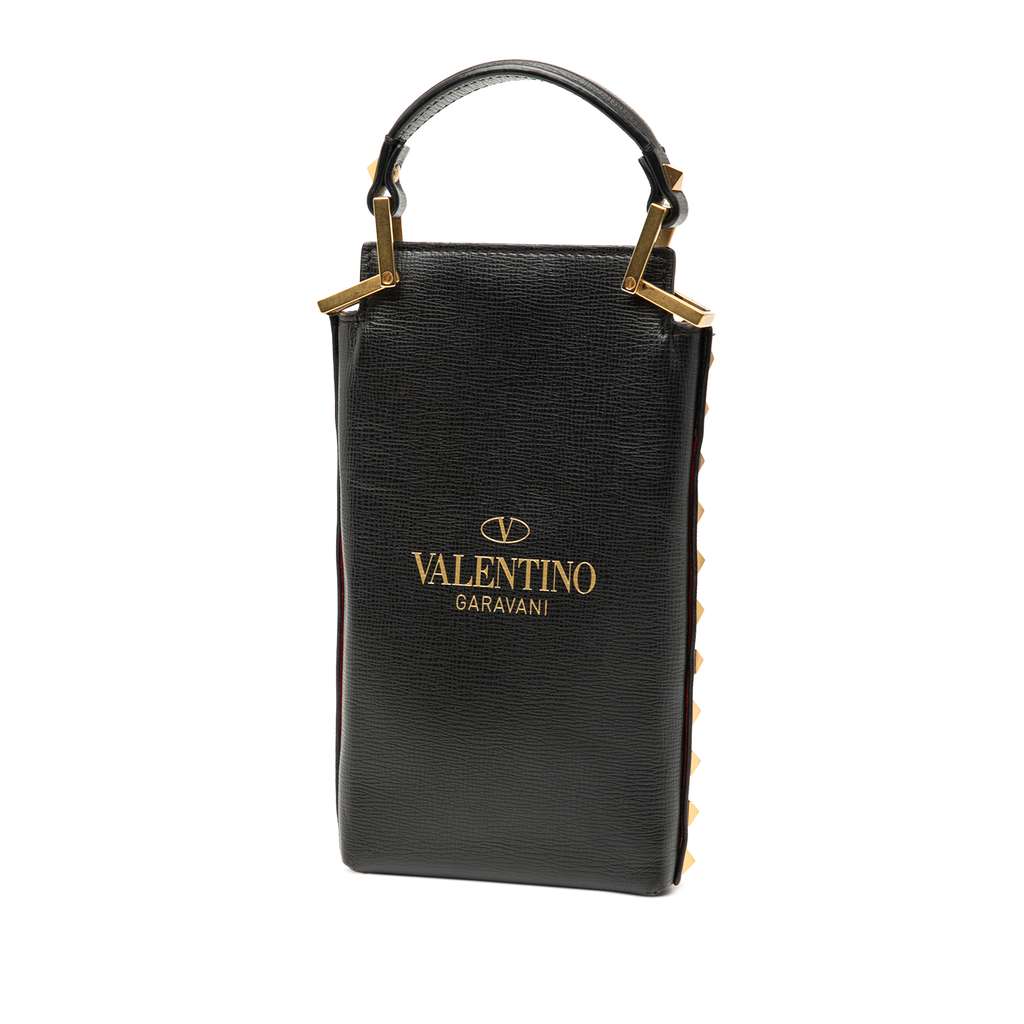 Valentino Leather Rockstud Alcove Smartphone Case - 2