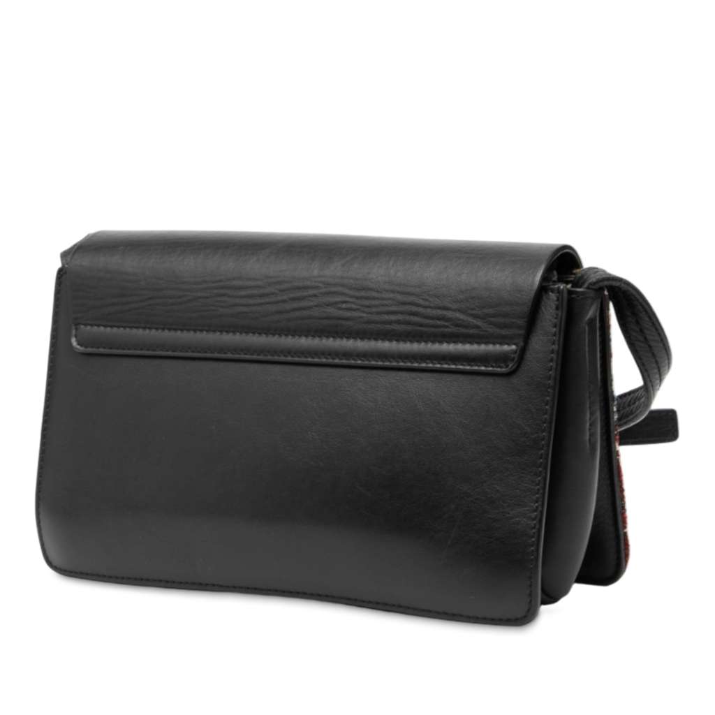 Chloé Small Calfskin and Tapestry Faye Crossbody - 2