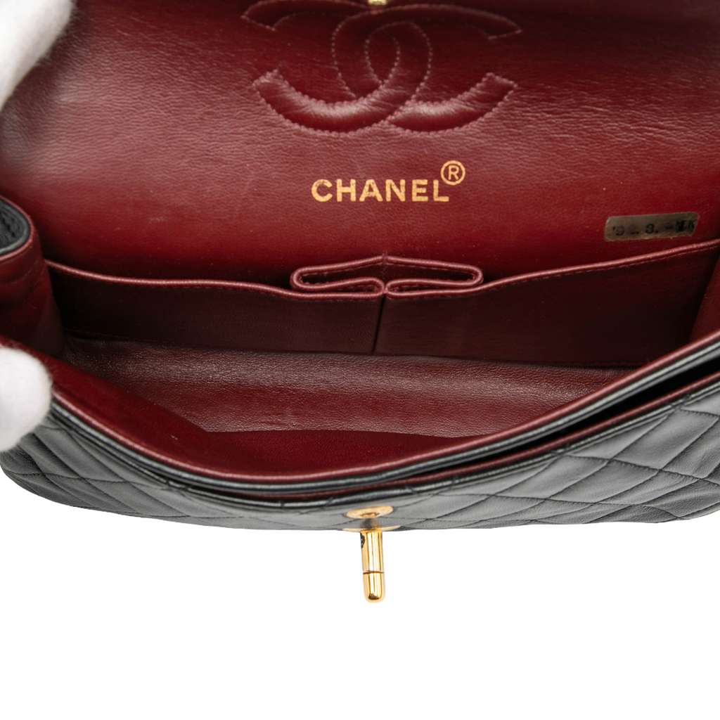 Chanel Small Classic Lambskin Double Flap - 4