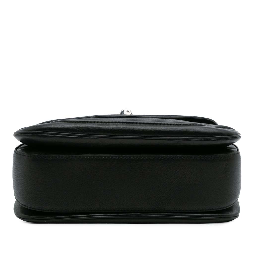 Gucci Large Pebbled Calfskin New Bamboo Top Handle Bag - 3