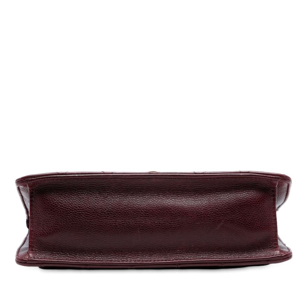 Chanel Paris Edinburgh Quilted Caviar Retro Class Flap - 3