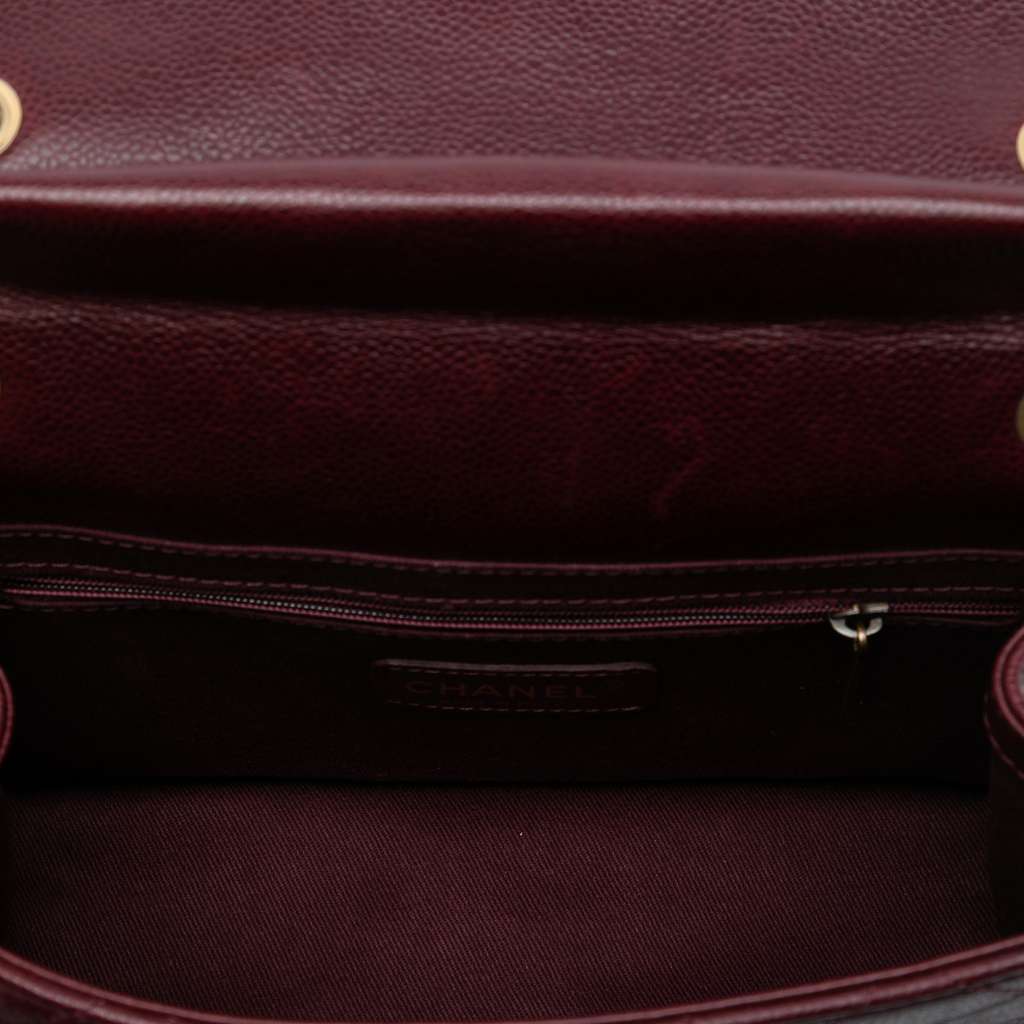 Chanel Paris Edinburgh Quilted Caviar Retro Class Flap - 4