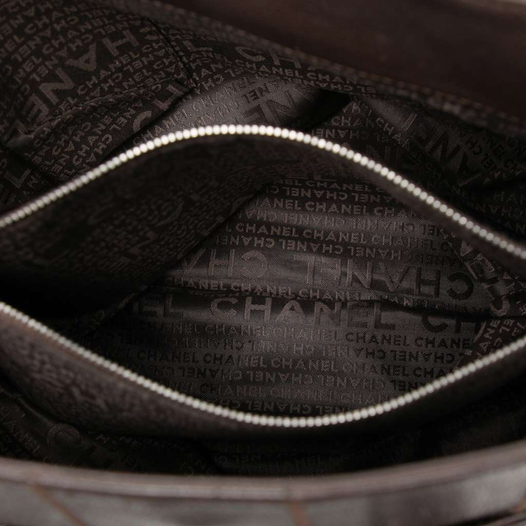 Chanel Chocolate Bar Stitched Caviar Tote - 4