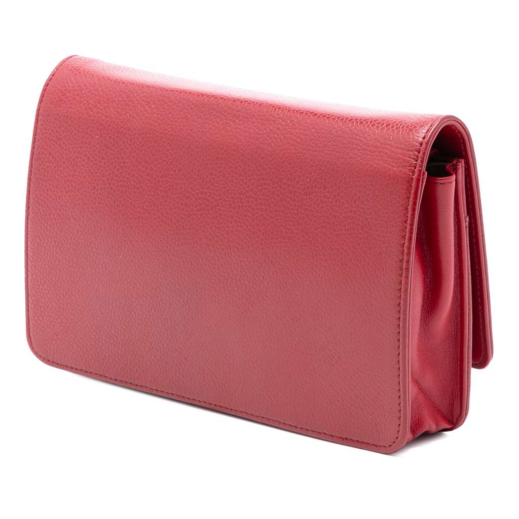 Chanel CC Caviar Wallet On Chain - 2