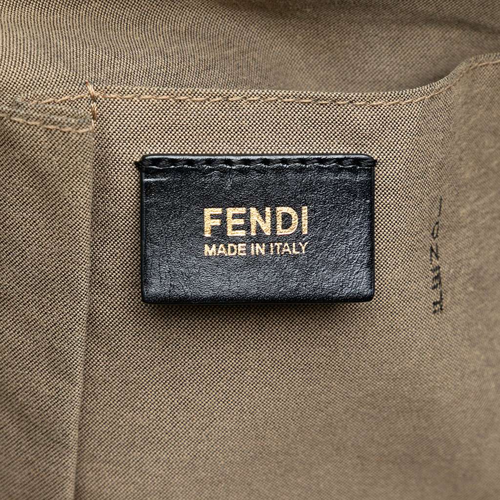 Fendi Canvas Colorblock Chameleon Satchel - 5