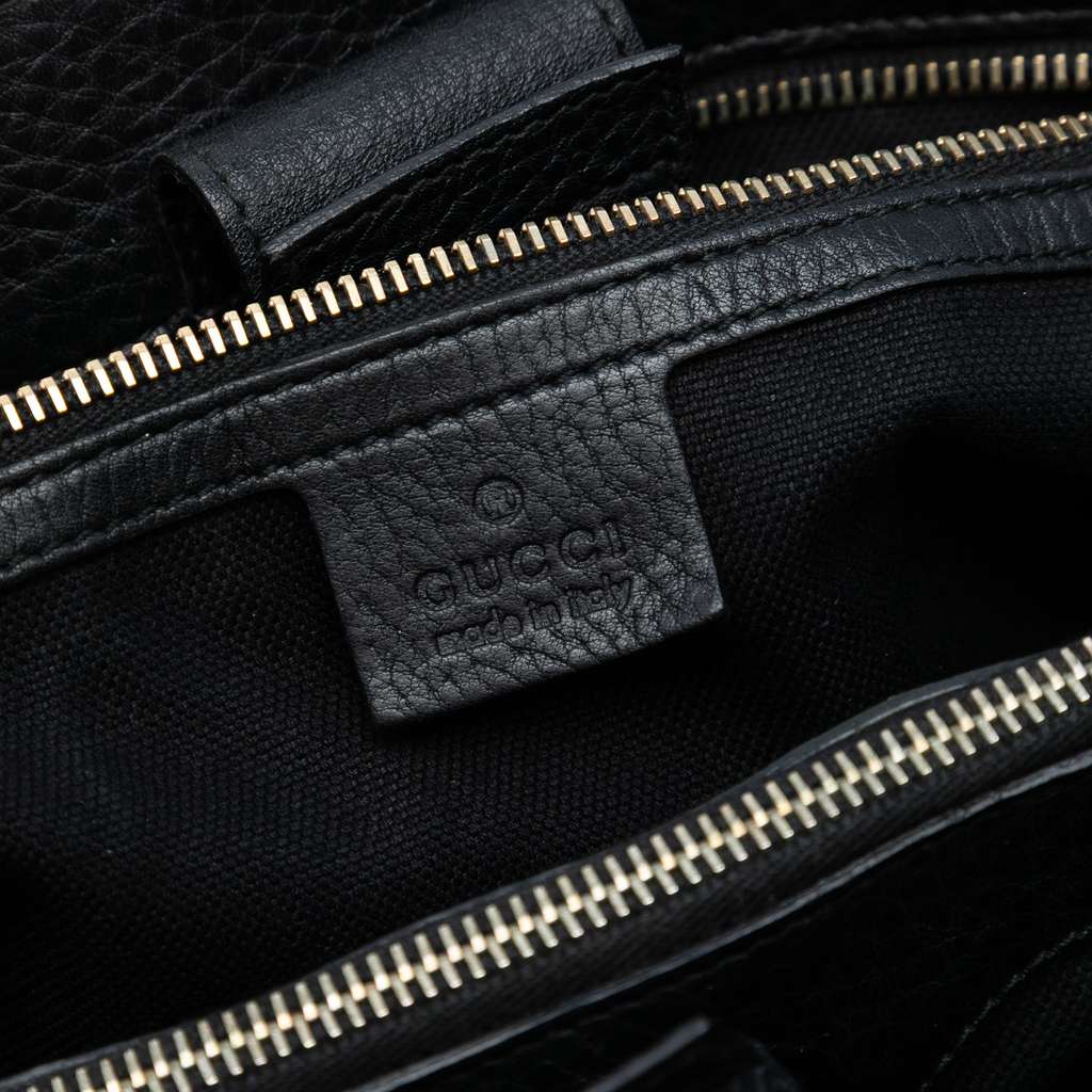 Gucci Medium Calfskin Bamboo Shopper Satchel - 5