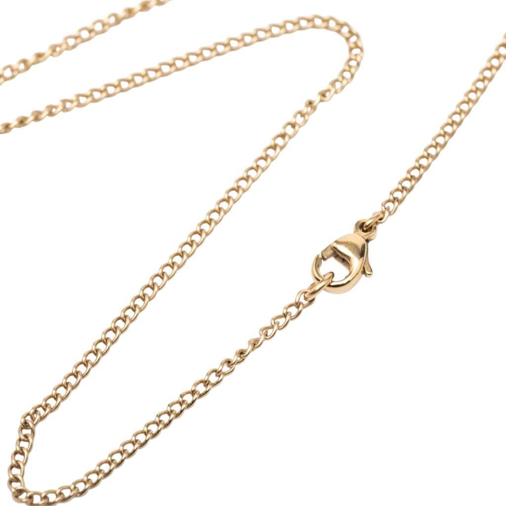 Chanel CC Gold Plated Pendant Necklace - 4