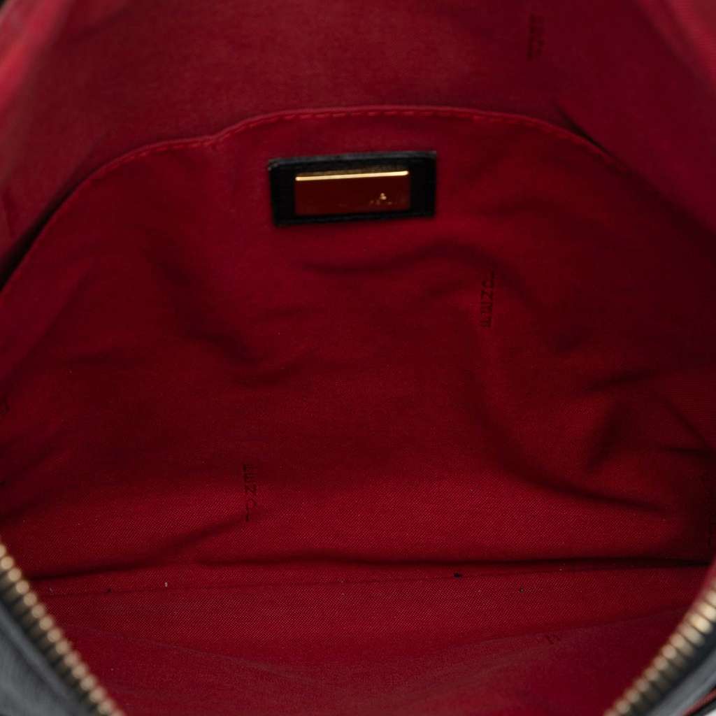 Fendi Zucchino Coated Canvas Charm Zip Crossbody - 4