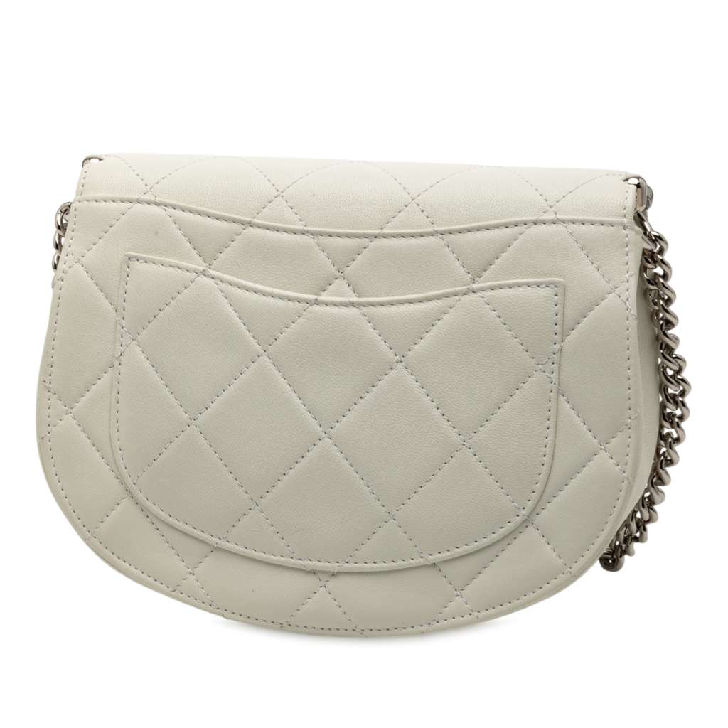 Chanel Small Quilted Lambskin Studded Bubble Flap - 2