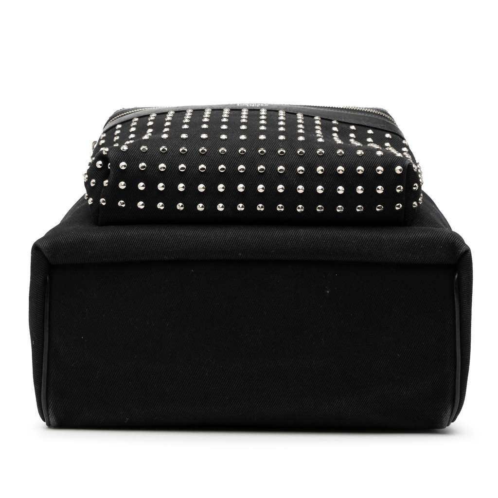 Saint Laurent Studded Canvas City Backpack - 3