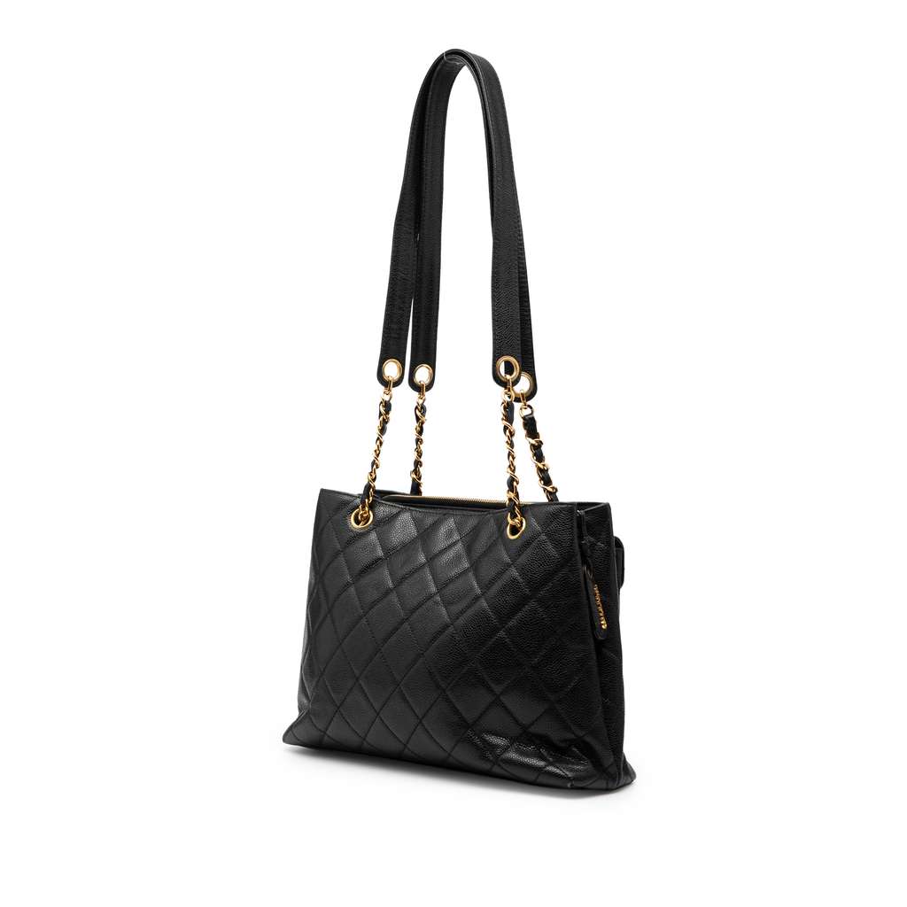 Chanel CC Caviar Front Pocket Shoulder Bag - 2