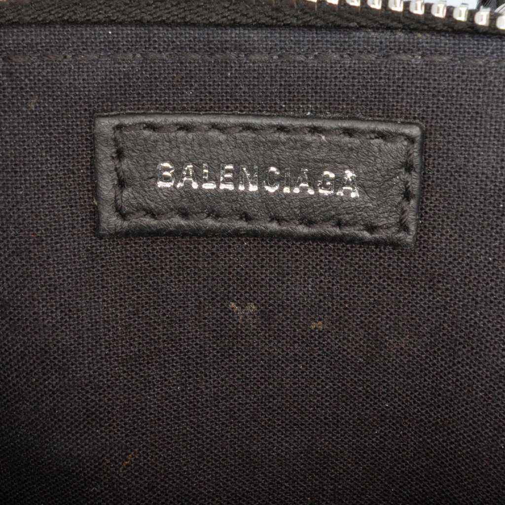 Balenciaga Mini Crocodile Embossed Calfskin Ville Satchel - 5