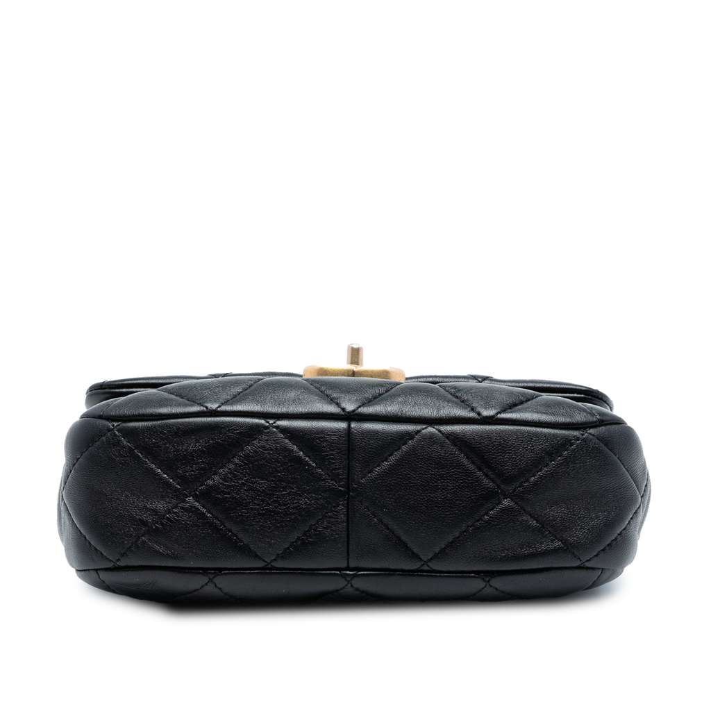 Chanel Mini Quilted Lambskin Lacquered Chain Flap - 3