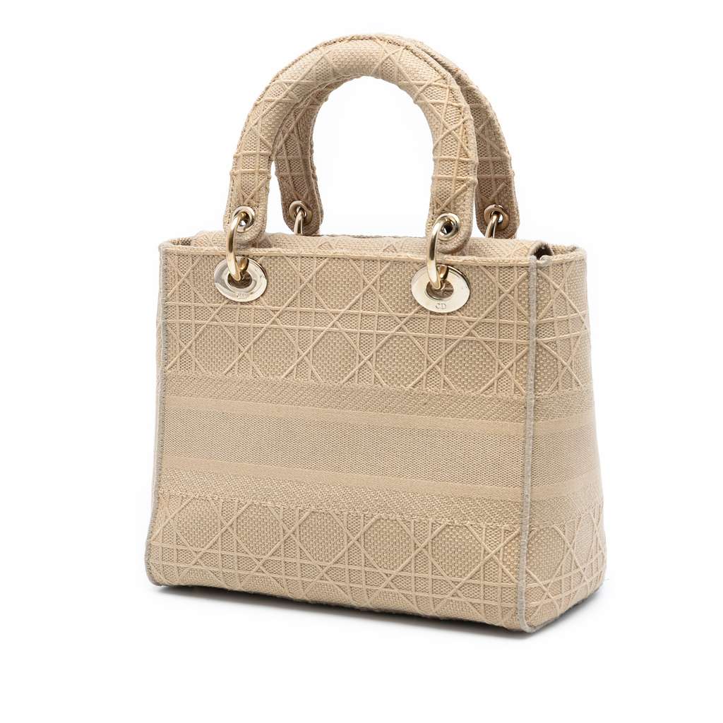 Dior Medium Canvas Cannage Lady D Lite - 2