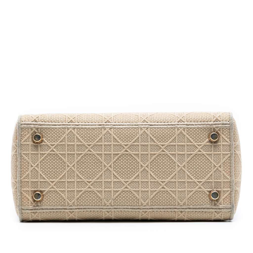 Dior Medium Canvas Cannage Lady D Lite - 3