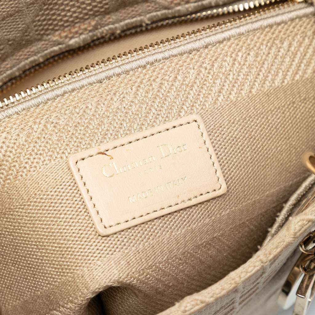 Dior Medium Canvas Cannage Lady D Lite - 4