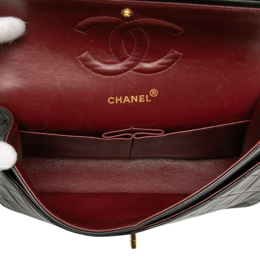 Chanel Medium Classic Lambskin Double Flap - 4