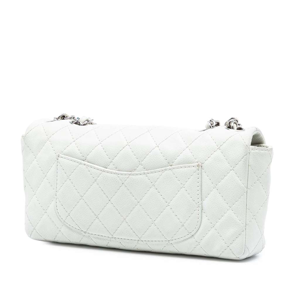 Chanel CC Quilted Caviar East West Single Flap - 2