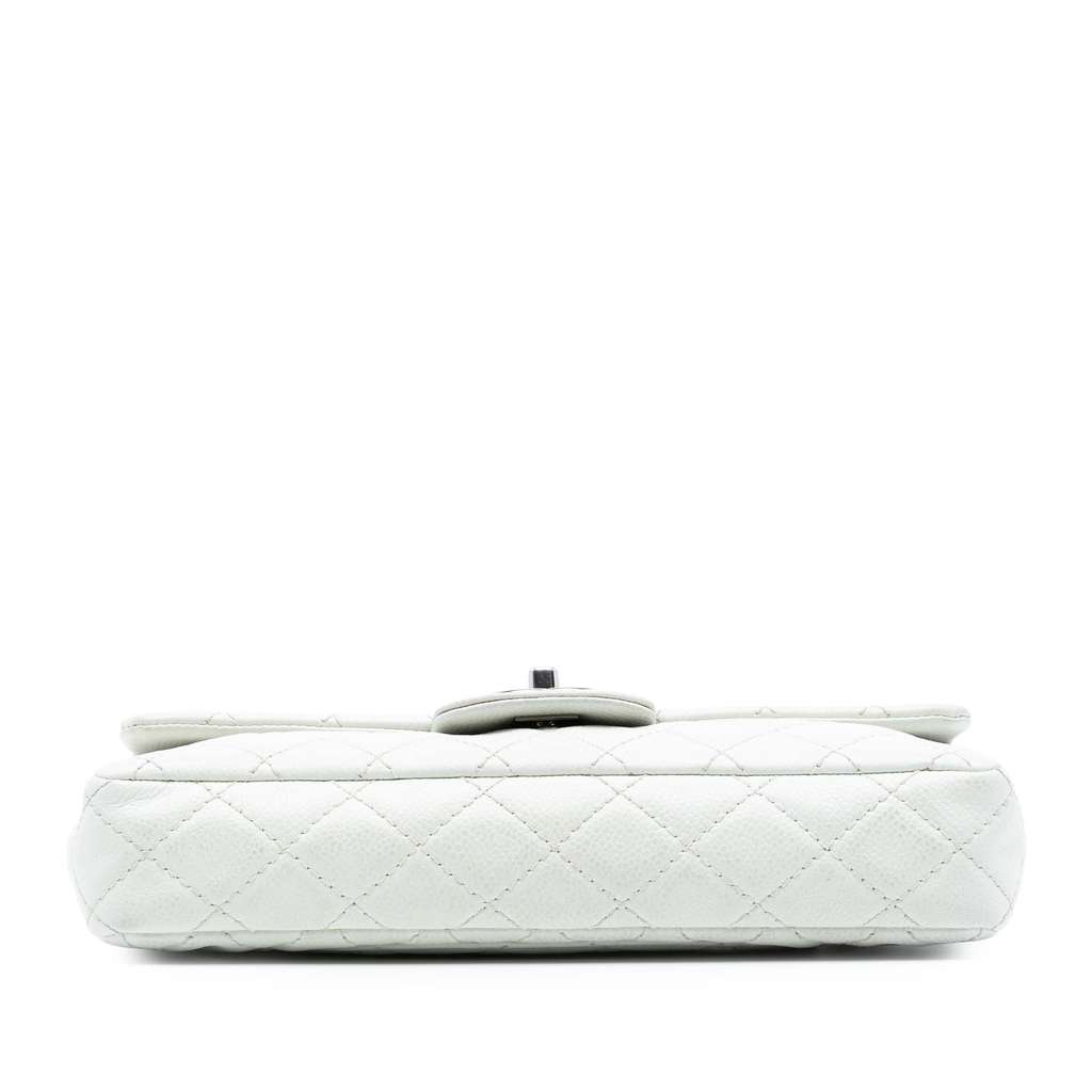 Chanel CC Quilted Caviar East West Single Flap - 3