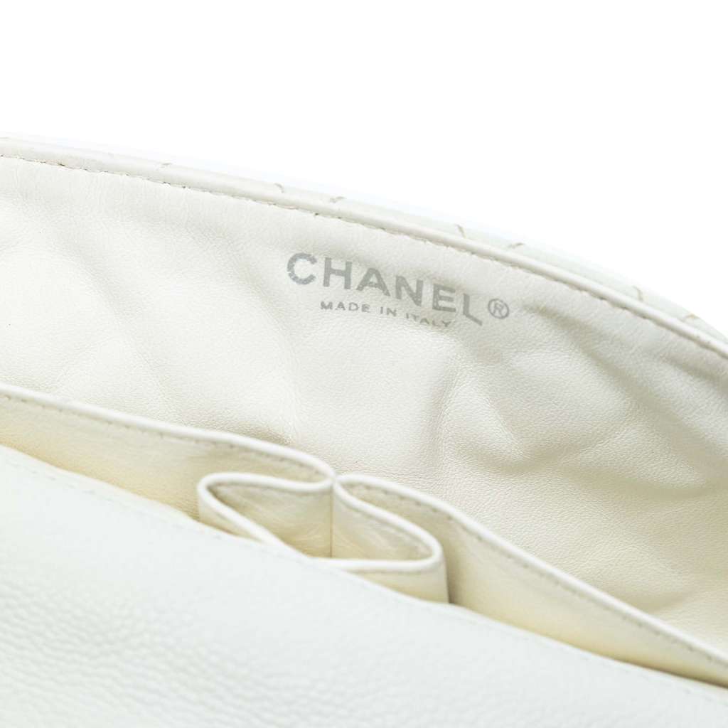 Chanel CC Quilted Caviar East West Single Flap - 5