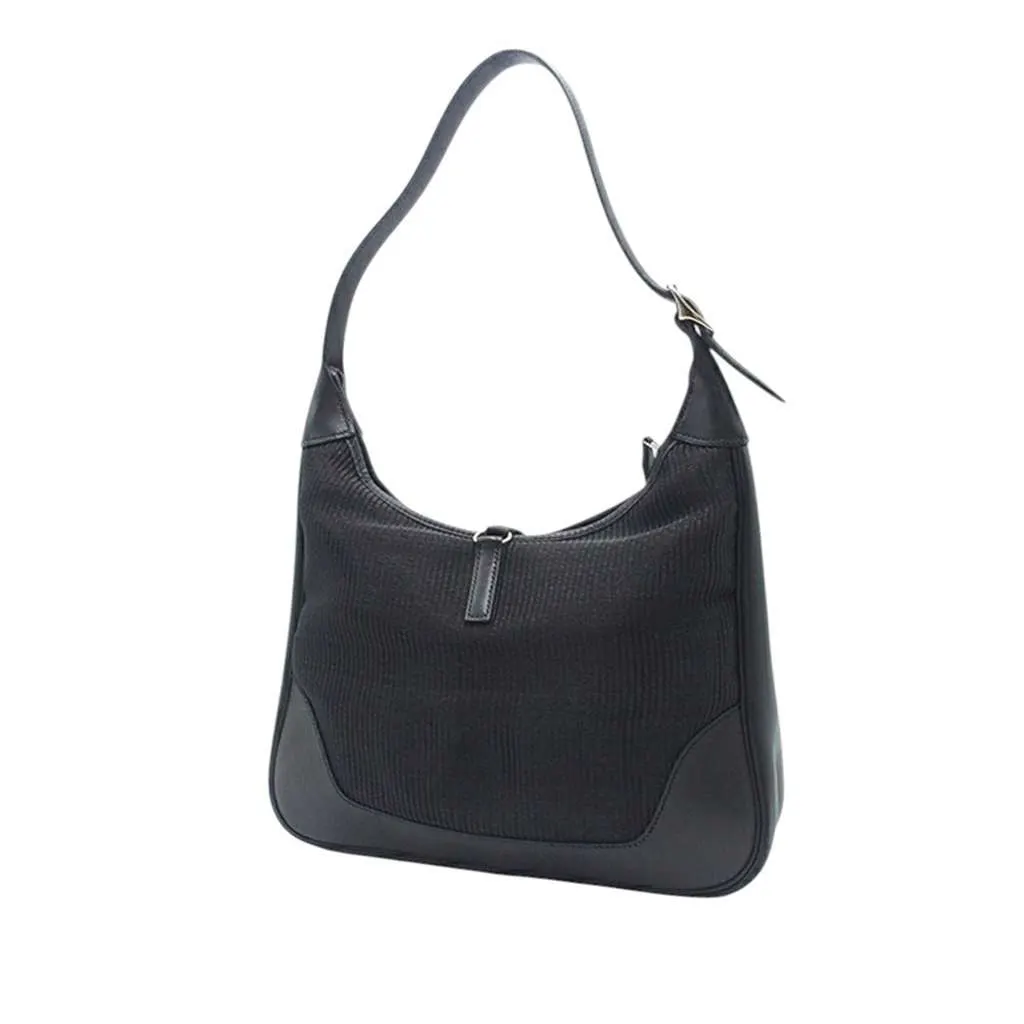 Hermès Crinoline and Barenia Trim II 31 Black Cotton Good - Back View