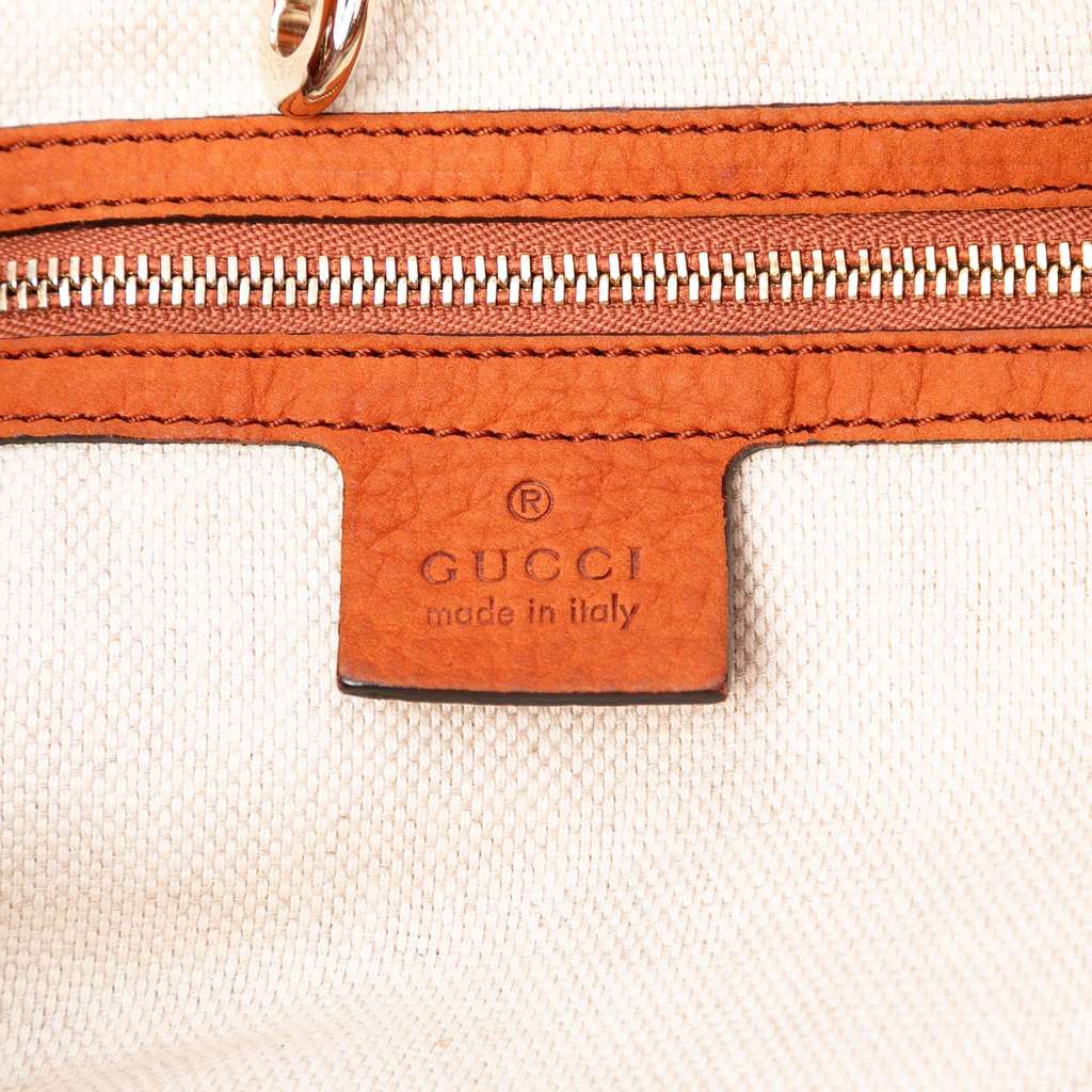 Gucci Medium Nubuck Leather Soho Chain Tote - 5