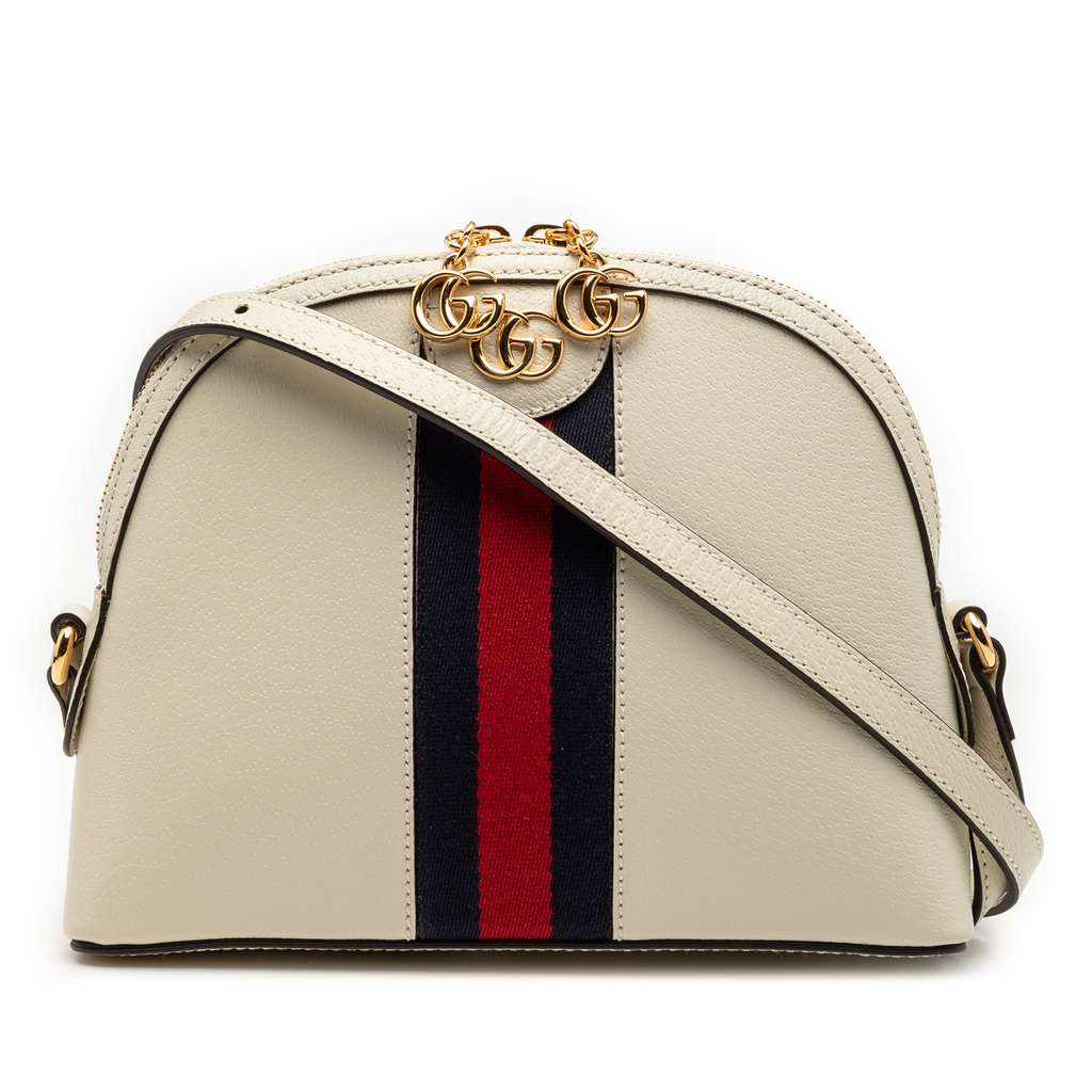 Gucci Small Calfskin Ophidia Dome Crossbody