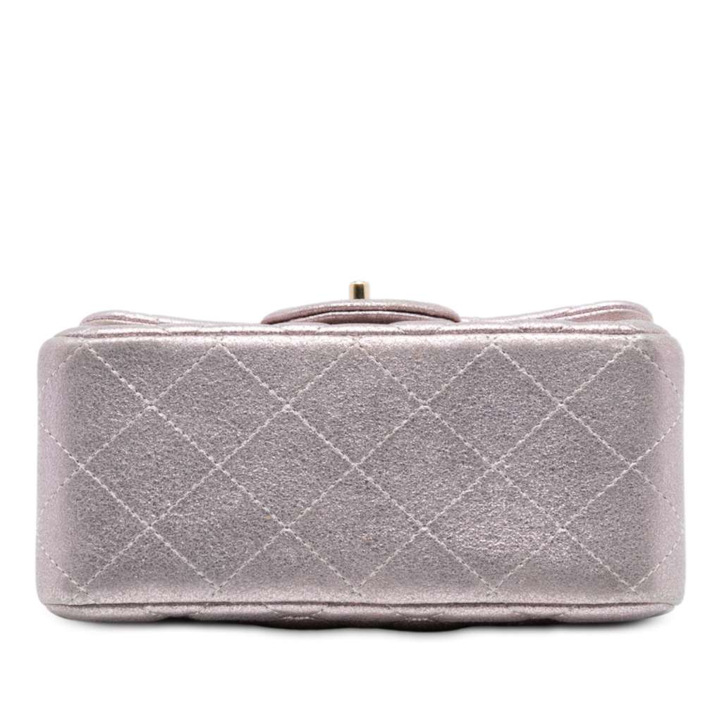 Chanel Mini Square Classic Iridescent Calfskin Single Flap - 3