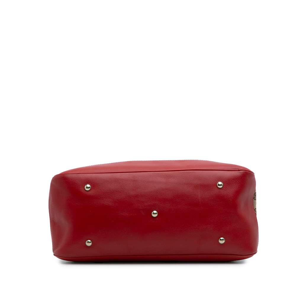 Gucci Medium GG Canvas Valentine Top Handle Bag - 3