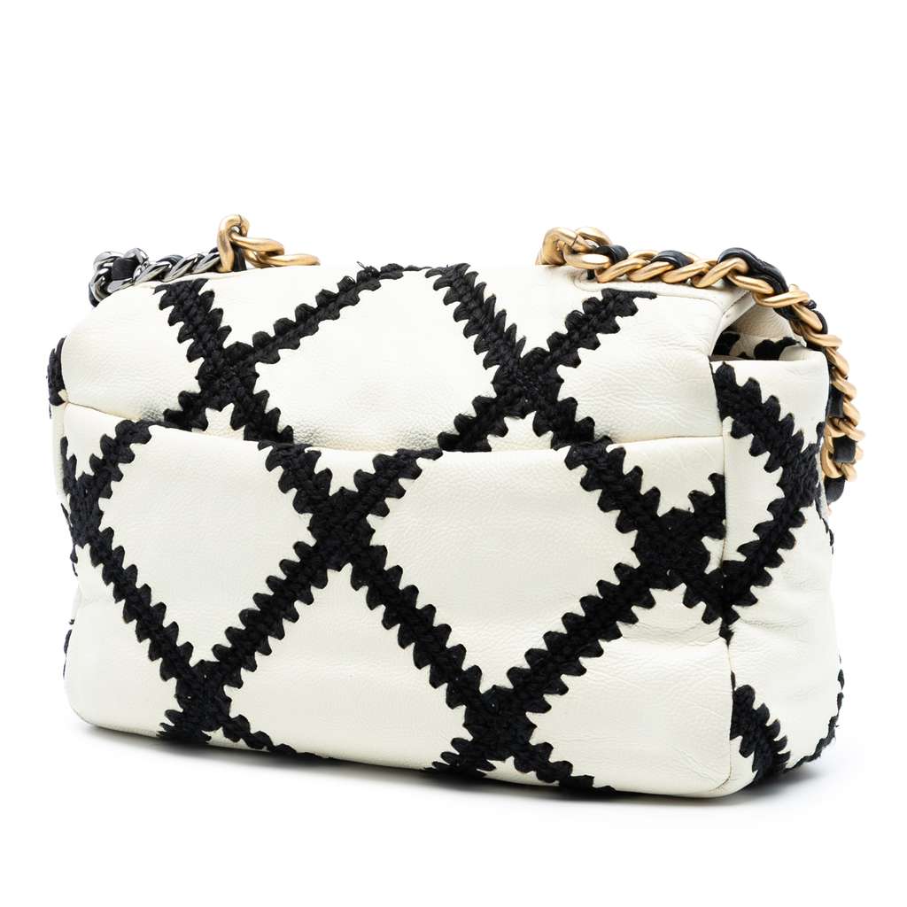 Chanel Medium Crochet Calfskin 19 Flap - 2