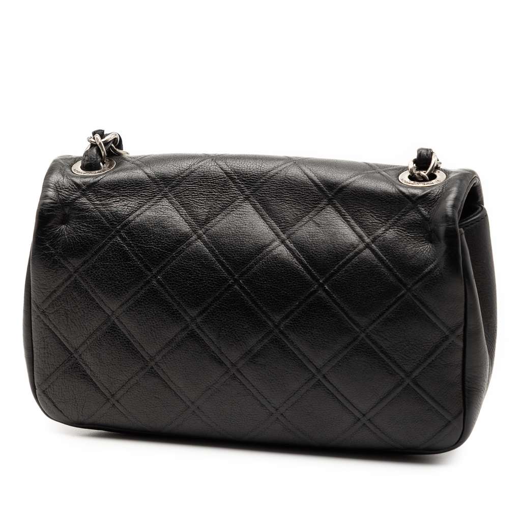 Chanel Small Diamond Embossed Calfskin New Chic Flap - 2