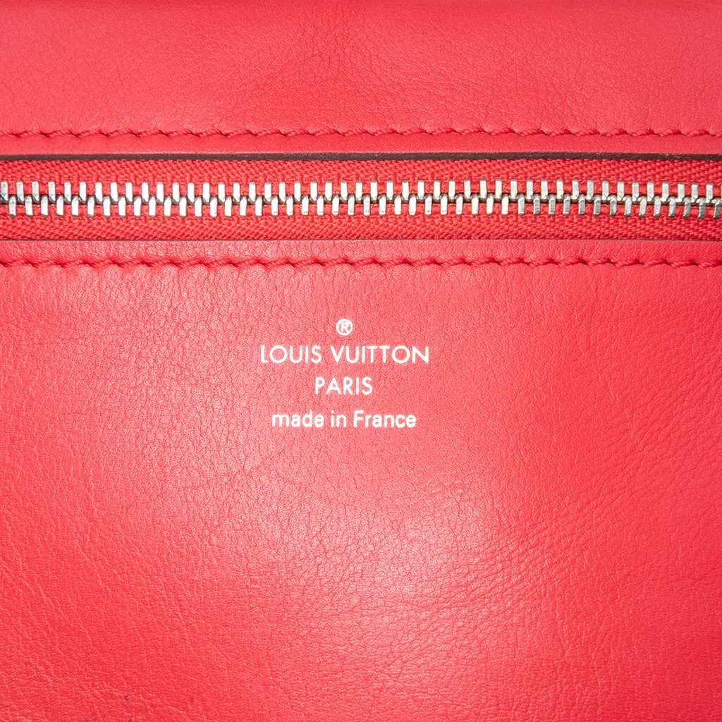 Louis Vuitton Smooth Calfskin Garance Satchel Red Leather Very good - Box View