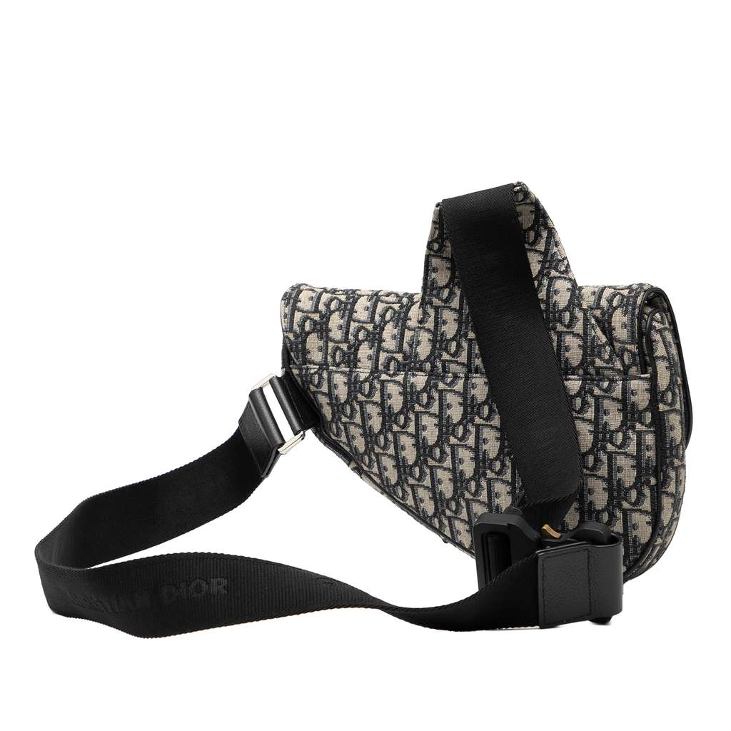 Dior Oblique Canvas Saddle Crossbody - 2