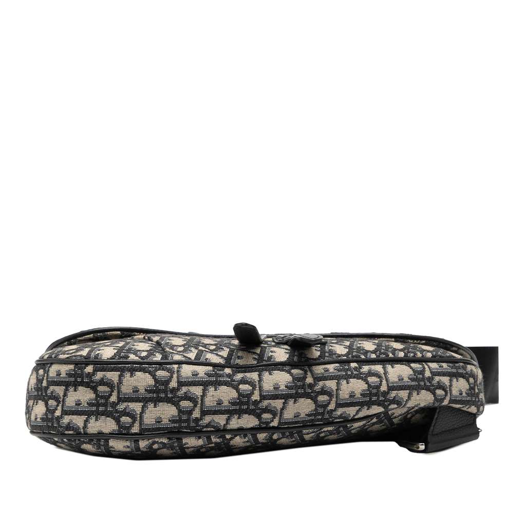 Dior Oblique Canvas Saddle Crossbody - 3