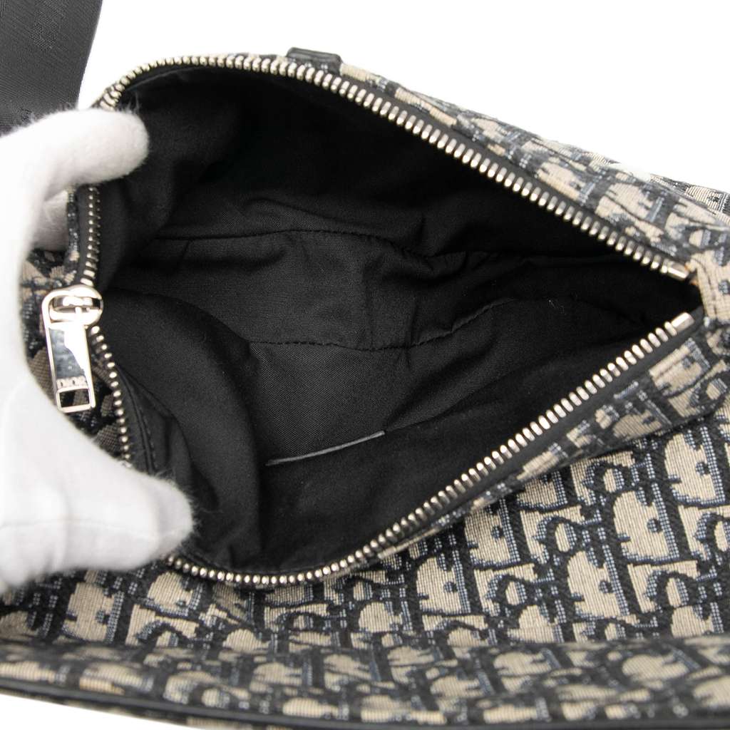 Dior Oblique Canvas Saddle Crossbody - 4