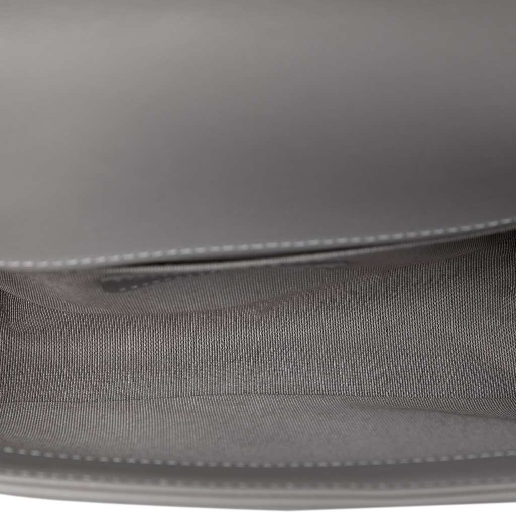 Chanel Small Chevron Stitched Calfskin Boy Flap - 4