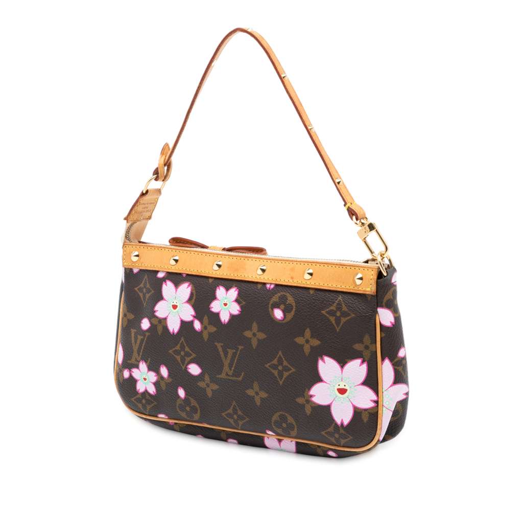 Louis Vuitton Takashi Murakami Monogram Cherry Blossom Pochette Accessoires - 2