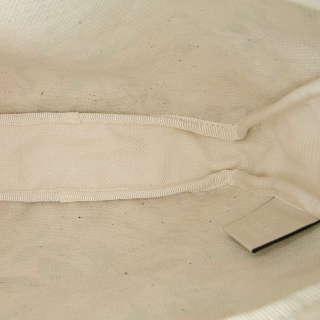 Gucci Cutout Leather and Flora Canvas Infinity Crossbody - 5