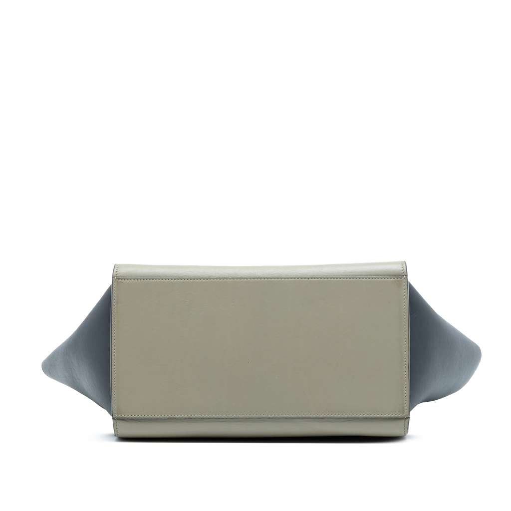 Celine Medium Tricolor Trapeze Satchel - 3