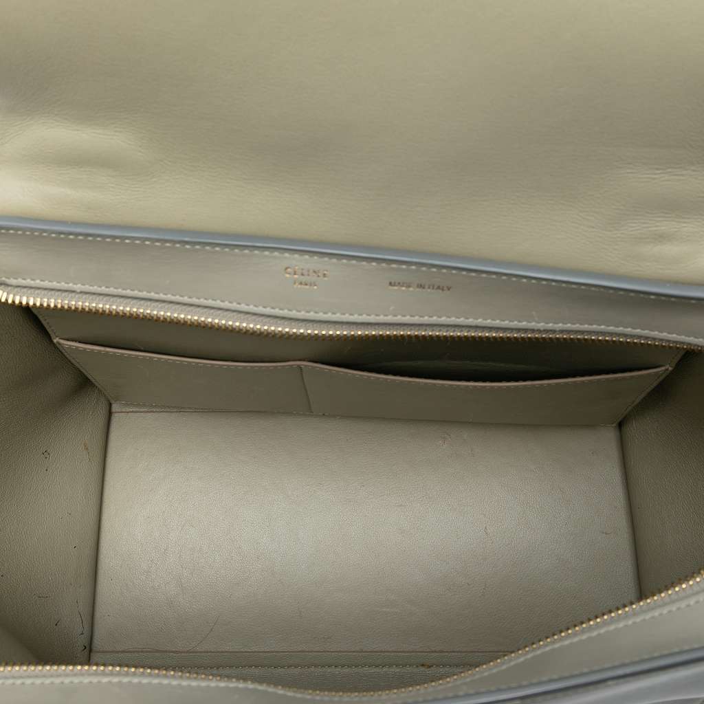 Celine Medium Tricolor Trapeze Satchel - 4