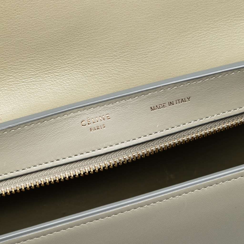 Celine Medium Tricolor Trapeze Satchel - 5