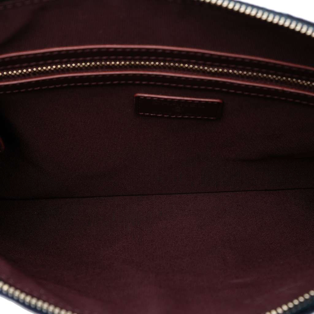 Chanel Paris Hamburg Medium Quilted Wool Coco Sailor Charms O Case Clutch - 4