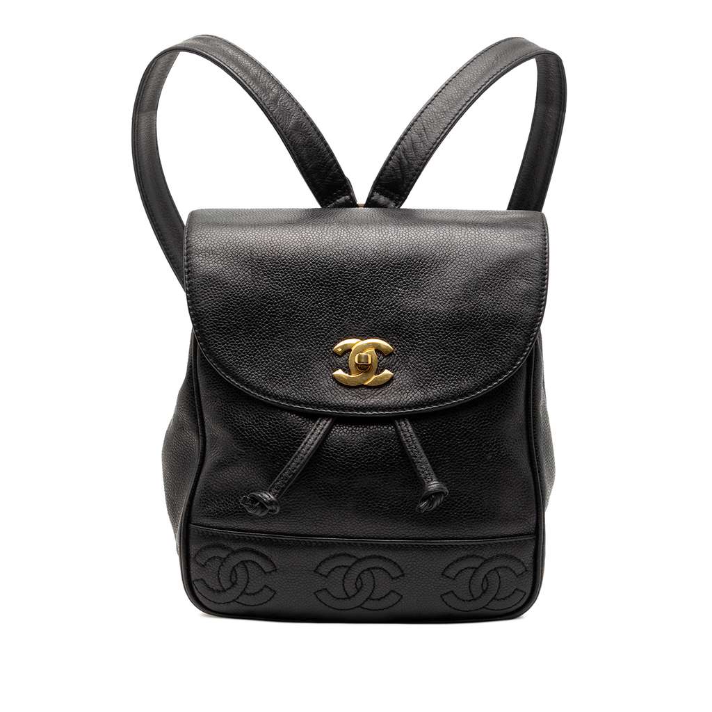 Chanel Caviar Triple CC Backpack