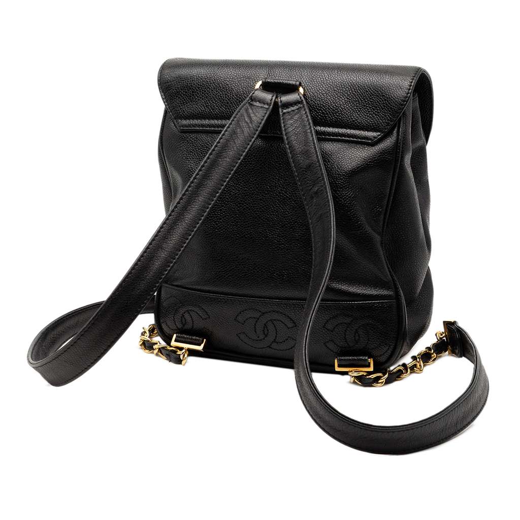 Chanel Caviar Triple CC Backpack - 2