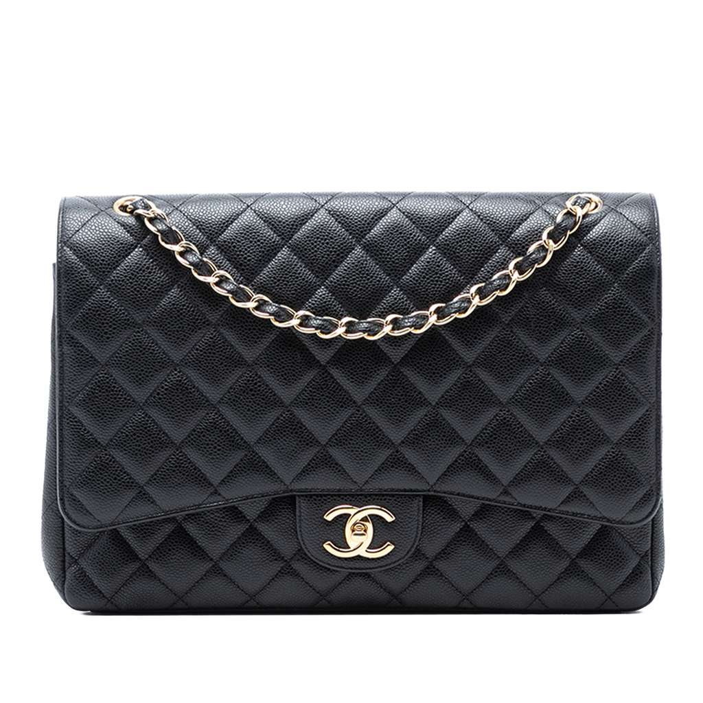 Chanel Maxi Classic Caviar Double Flap