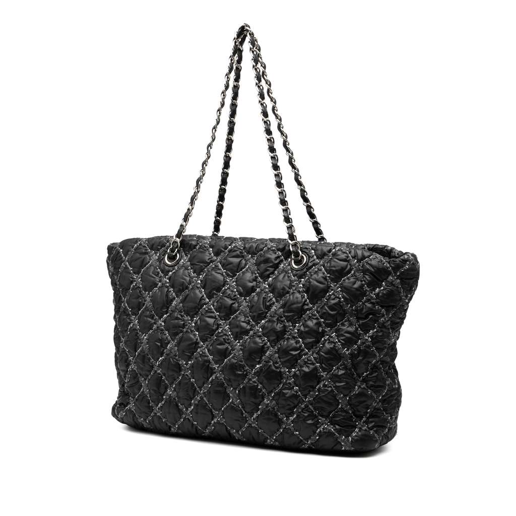 Chanel Paris Byzance Nylon Tweed On Stitch Tote - 2