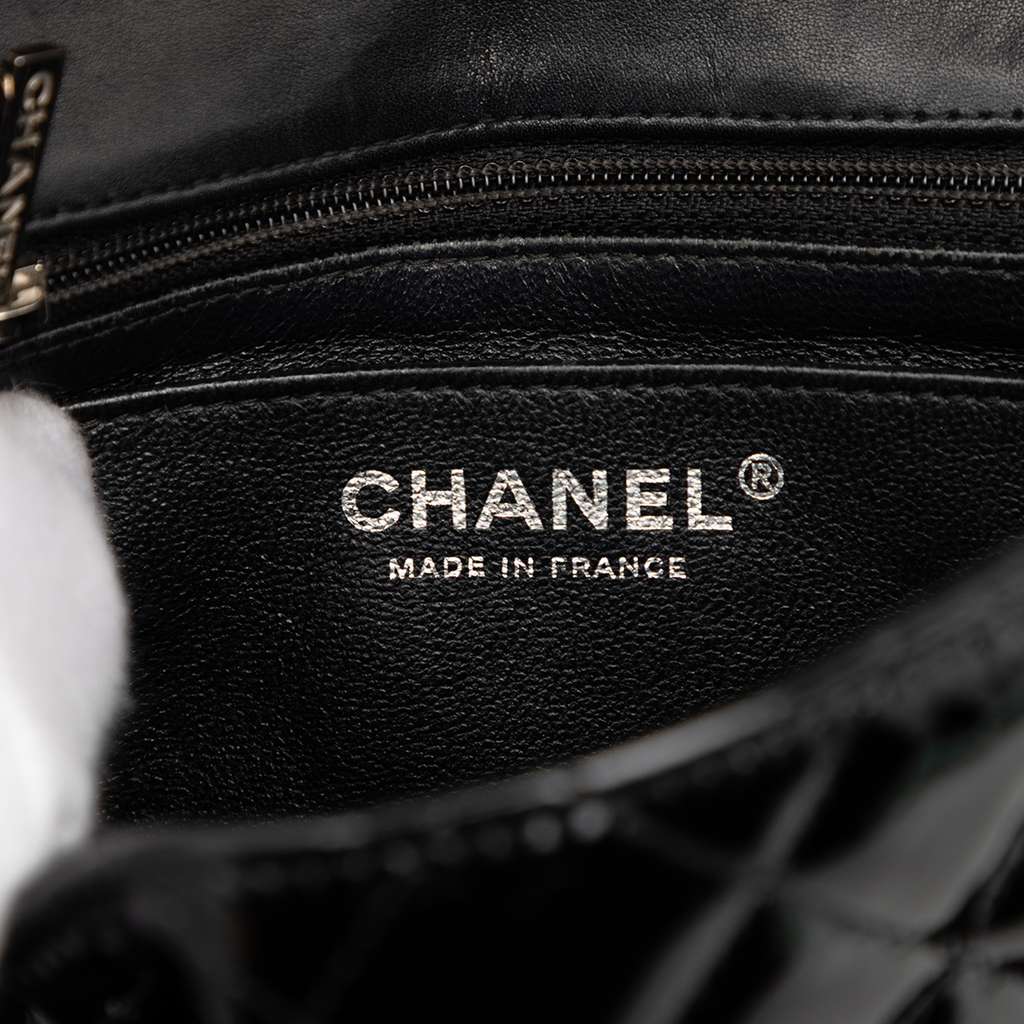 Chanel Mini Square Classic Patent Single Flap - 5