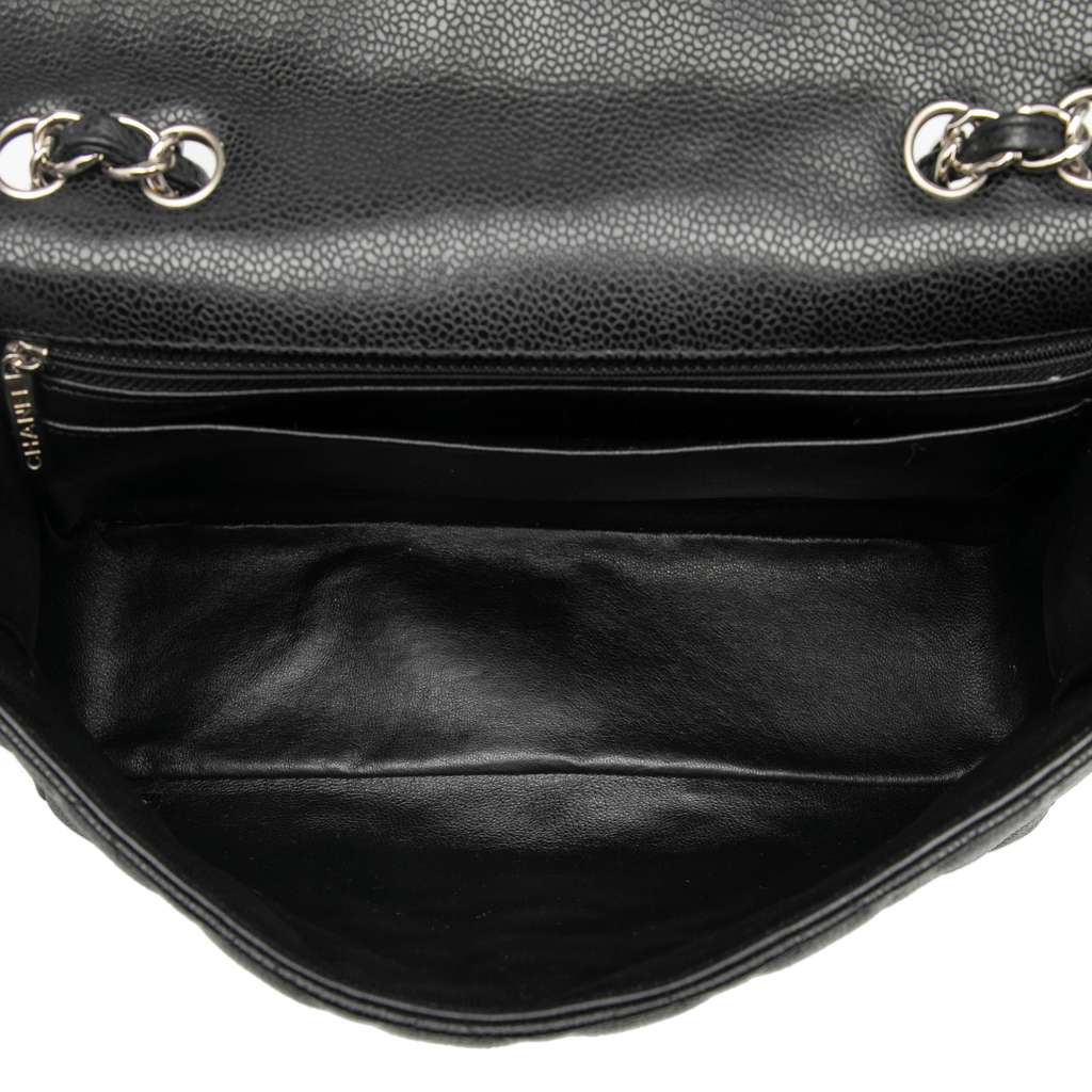 Chanel Jumbo Classic Caviar Double Flap - 4