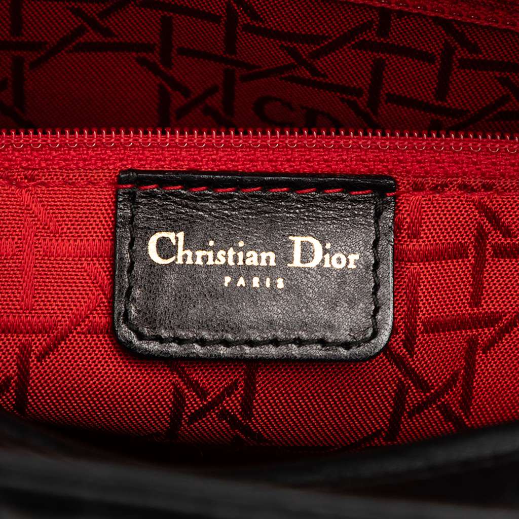 Dior Large Lambskin Cannage Lady Dior - 5