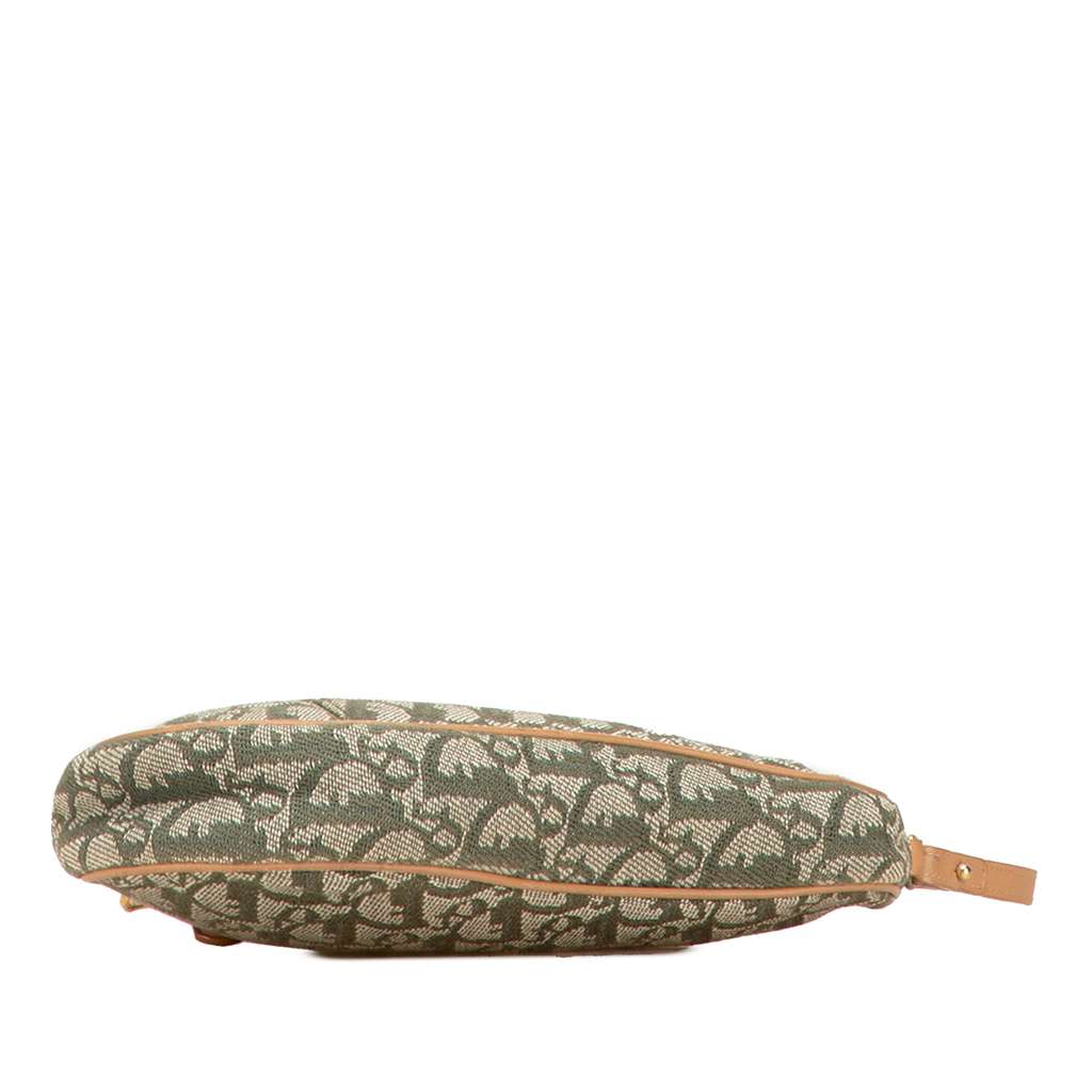 Dior Mini Diorissimo Canvas Saddle Pochette - 3